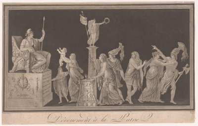 Allegoria della dedizione alla Francia da Pierre Antoine Demachy
