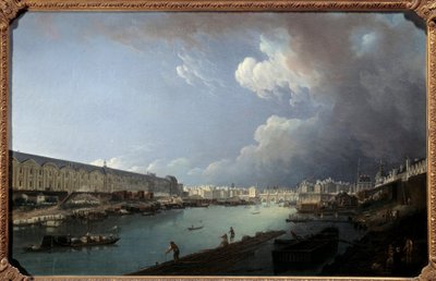 Veduta del Louvre e dell