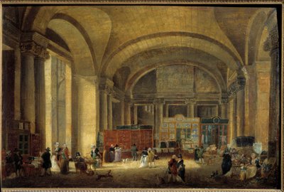 Finestra del Louvre lato est: stamperie da Pierre Antoine Demachy