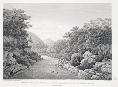 Nuova Olanda: Vista del fiume Waragamba nelle Blue Mountains, da 