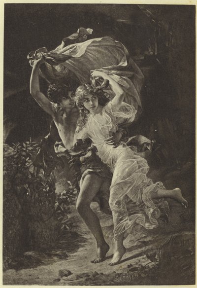 La tempesta di Pierre Auguste Cot da Pierre Auguste Cot