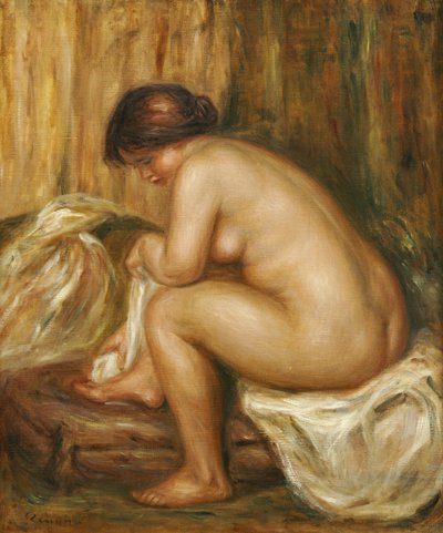 Dopo il bagno, c.1900 da Pierre Auguste Renoir