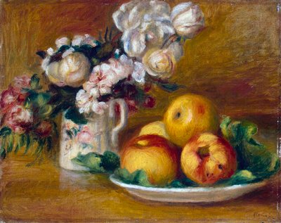 Mele e fiori, c1895 da Pierre Auguste Renoir