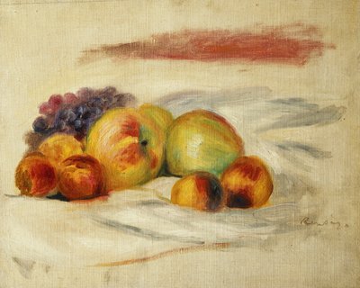 Mele e uva; Pommes et Raisins, c. 1910 da Pierre Auguste Renoir