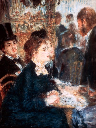 Al caffè, c1877 da Pierre Auguste Renoir