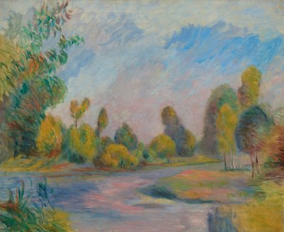 Sulla riva del fiume, 1896 da Pierre Auguste Renoir