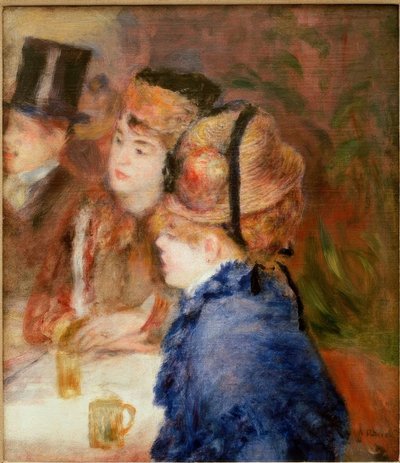 Al caffè. Le bevitrice da Pierre Auguste Renoir