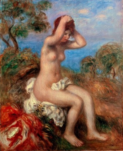 Ragazza che fa il bagno da Pierre Auguste Renoir