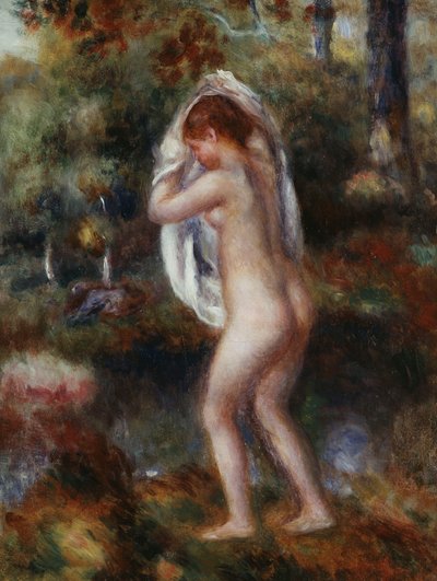 Bagnante che si spoglia, 1897 da Pierre Auguste Renoir