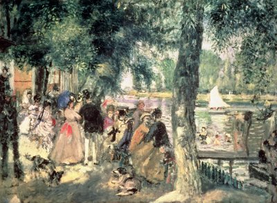 Bagno sulla Senna o, La Grenouillere, c.1869 da Pierre Auguste Renoir