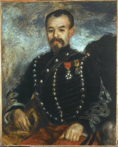 Ritratto del Capitano Darras da Pierre Auguste Renoir