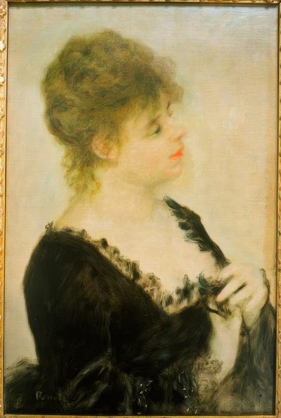 Ritratto di una giovane donna da Pierre Auguste Renoir