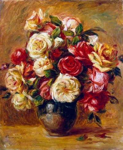Bouquet di rose da Pierre Auguste Renoir