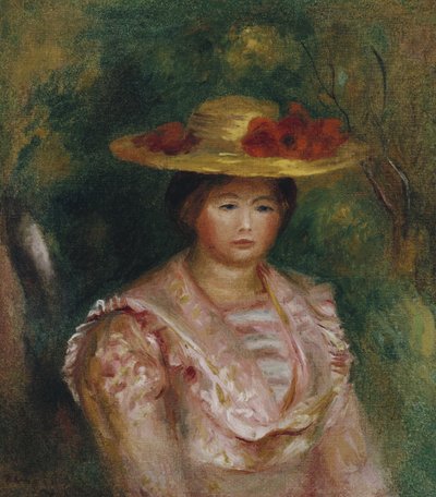 Busto di una donna da Pierre Auguste Renoir
