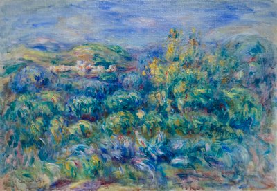Paesaggio di Cagnes da Pierre Auguste Renoir