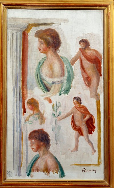 Personaggi della tragedia antica da Pierre Auguste Renoir