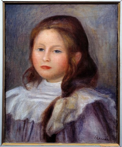 Ritratto di bambino Dipinto di Pierre Auguste Renoir da Pierre Auguste Renoir