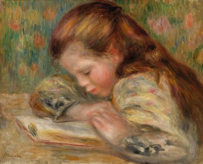 Bambino che legge da Pierre Auguste Renoir