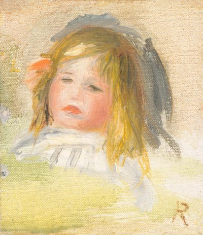 Bambino con capelli biondi, 1895-1900 da Pierre Auguste Renoir