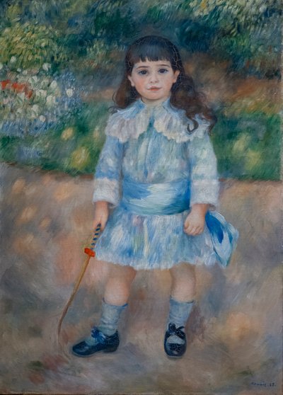 Bambino con una frusta da Pierre Auguste Renoir