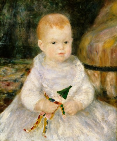 Bambino con un Clown Giocattolo da Pierre Auguste Renoir