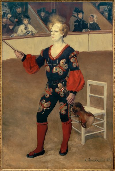 Clown al circo da Pierre Auguste Renoir