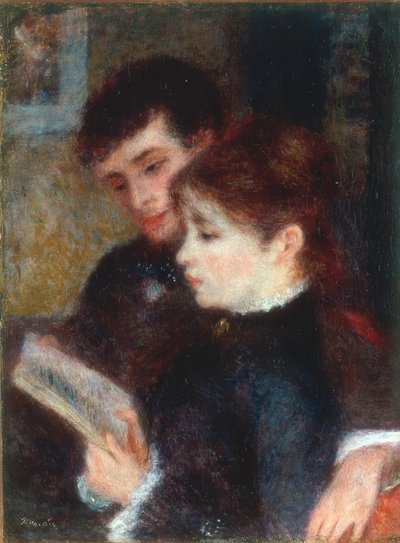 Coppia che legge da Pierre Auguste Renoir