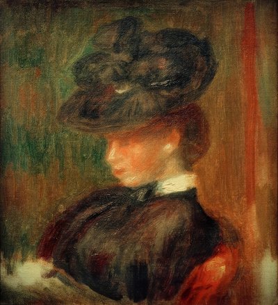 Signora con cappello da Pierre Auguste Renoir