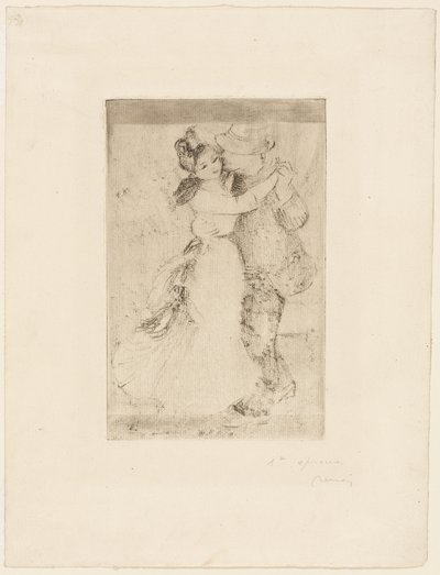 Danza in campagna, c.1890 da Pierre Auguste Renoir