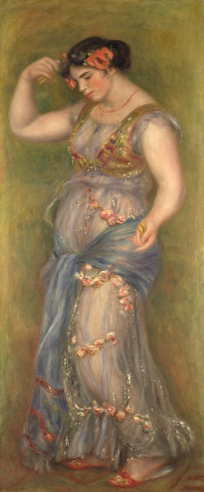 Ballerina con Nacchere, 1909 da Pierre Auguste Renoir