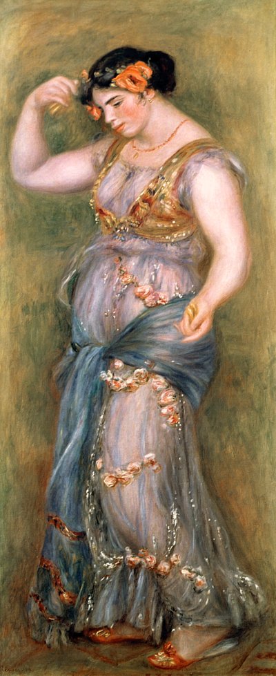 Ballerina con nacchere, 1909 da Pierre Auguste Renoir