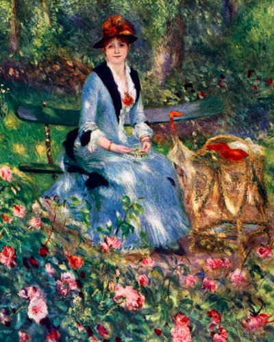 Dans Les Roses, 1882 da Pierre Auguste Renoir