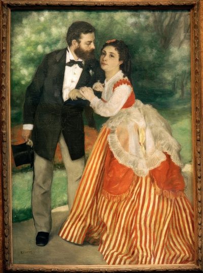 La coppia Sisley da Pierre Auguste Renoir