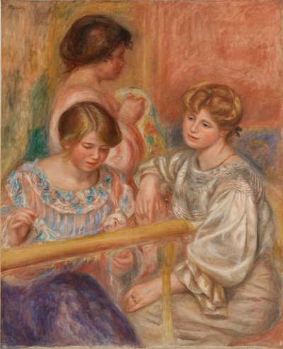 Le ricamatrici da Pierre Auguste Renoir