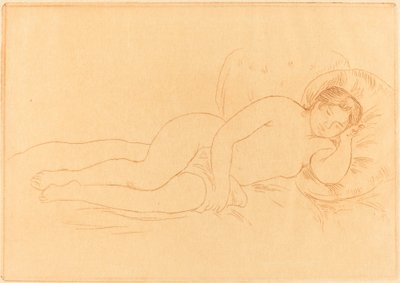 Nudo Femminile Disteso da Pierre Auguste Renoir