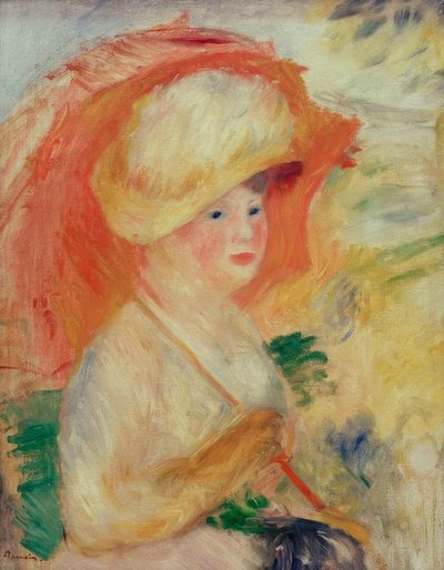 Donna con ombrello da Pierre Auguste Renoir