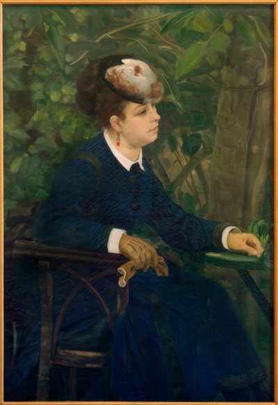 Donna in giardino da Pierre Auguste Renoir