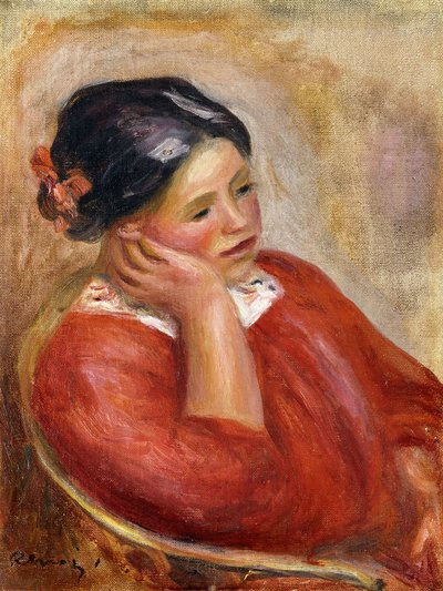 Gabrielle appoggiata da Pierre Auguste Renoir