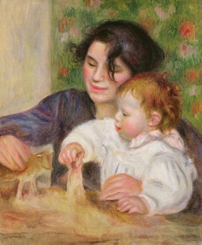 Gabrielle e Jean, c.1895-6 da Pierre Auguste Renoir