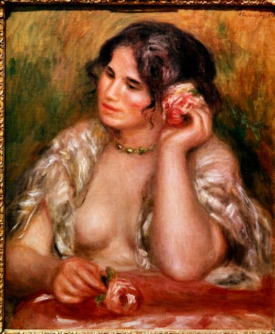Gabrielle con la rosa da Pierre Auguste Renoir