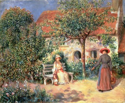 Scena di giardino in Bretagna, c.1886 da Pierre Auguste Renoir