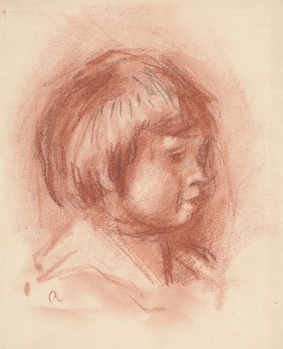 Testa di bambino da Pierre Auguste Renoir