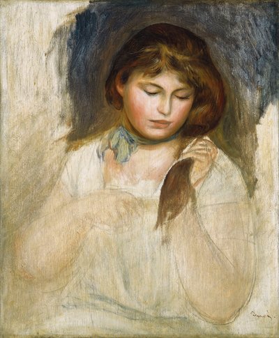 Testa di Gabrielle, 1895 da Pierre Auguste Renoir