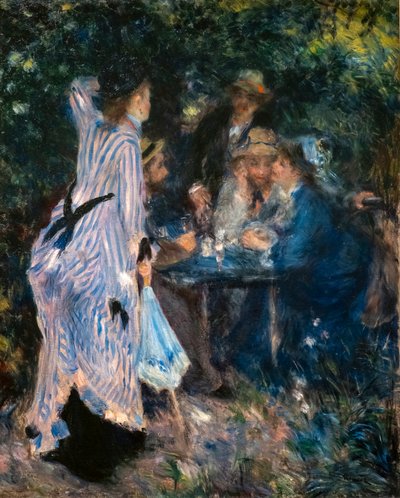 Nel giardino. Sotto gli alberi del Moulin de la Galette da Pierre Auguste Renoir