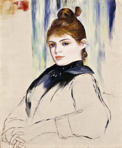 Giovane ragazza con chignon, 1882 da Pierre Auguste Renoir