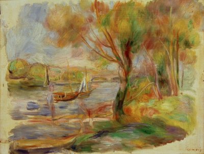 La Senna ad Argenteuil da Pierre Auguste Renoir