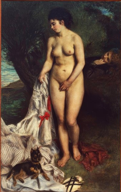 La bagnante con il grifone da Pierre Auguste Renoir