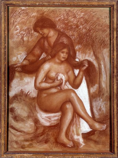 La pettinatura o la toilette della bagnante da Pierre Auguste Renoir