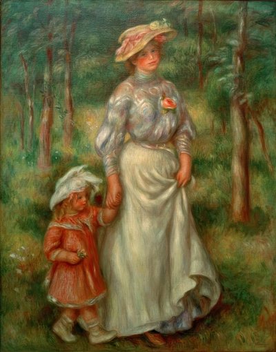 La passeggiata da Pierre Auguste Renoir