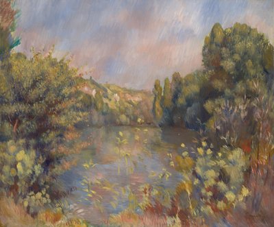 Paesaggio lacustre, c. 1889 da Pierre Auguste Renoir